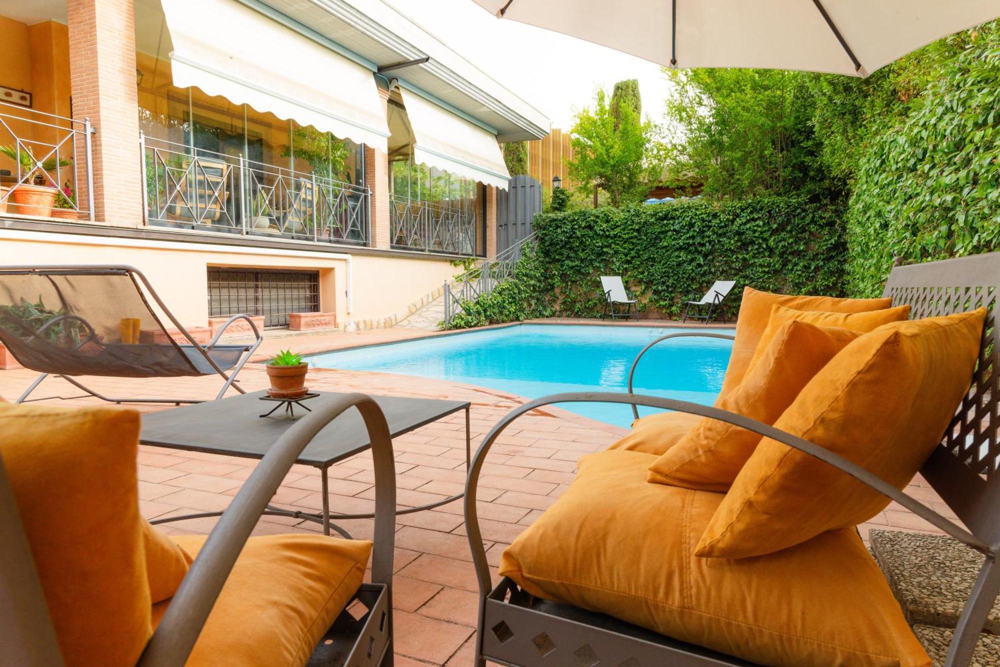 Villa Aureliana With Pool Near San Peter Рим Екстер'єр фото